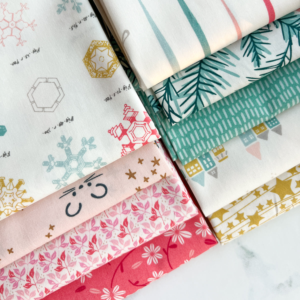 Festive Fabric Bundle by Amy Sinibaldi  | Nine FQ