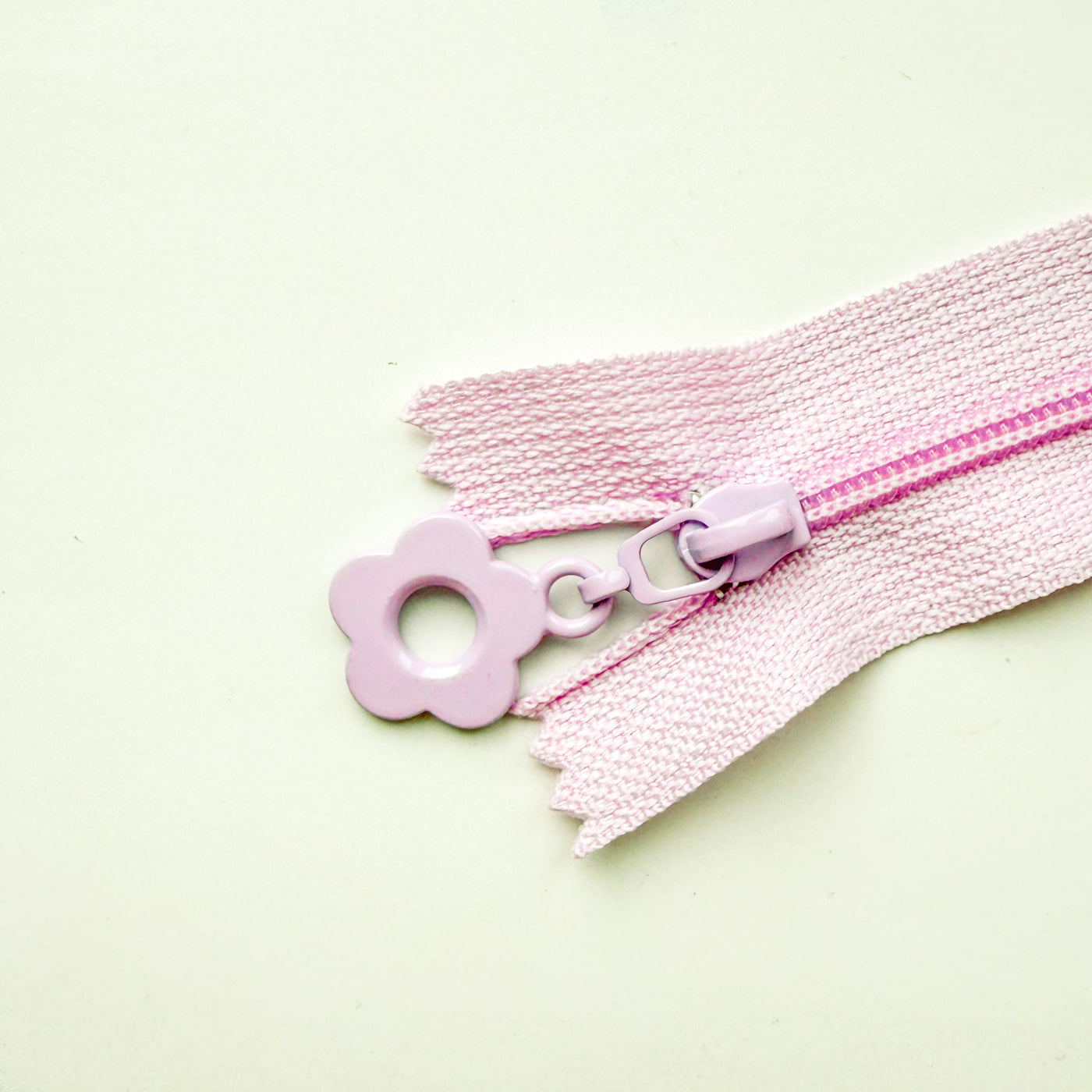 Cute Flower Charm Zipper
