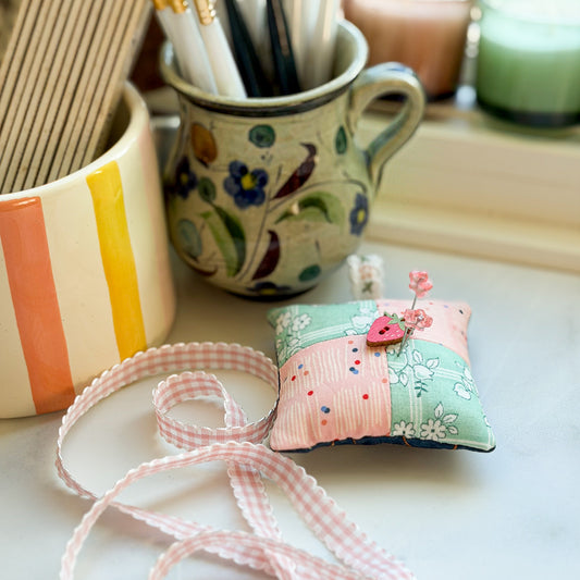 Four-square Pincushion by Amy Sinibaldi for nanaCompany