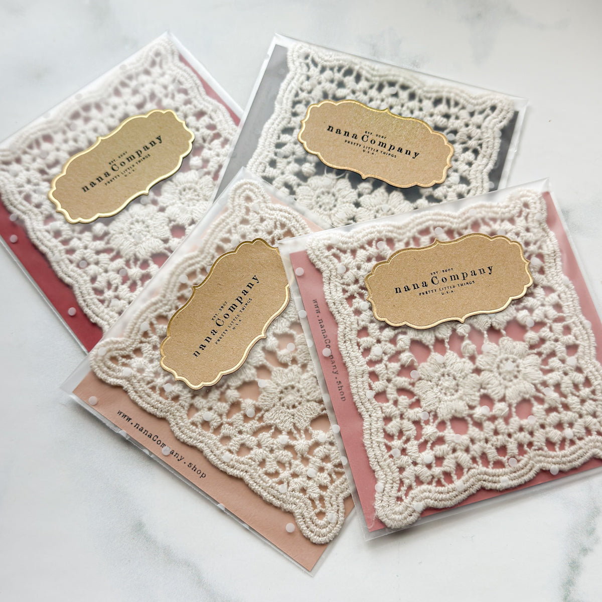 Four Flower Decorative Stitch-on Sewing Appliqué Patch | nanaCompany