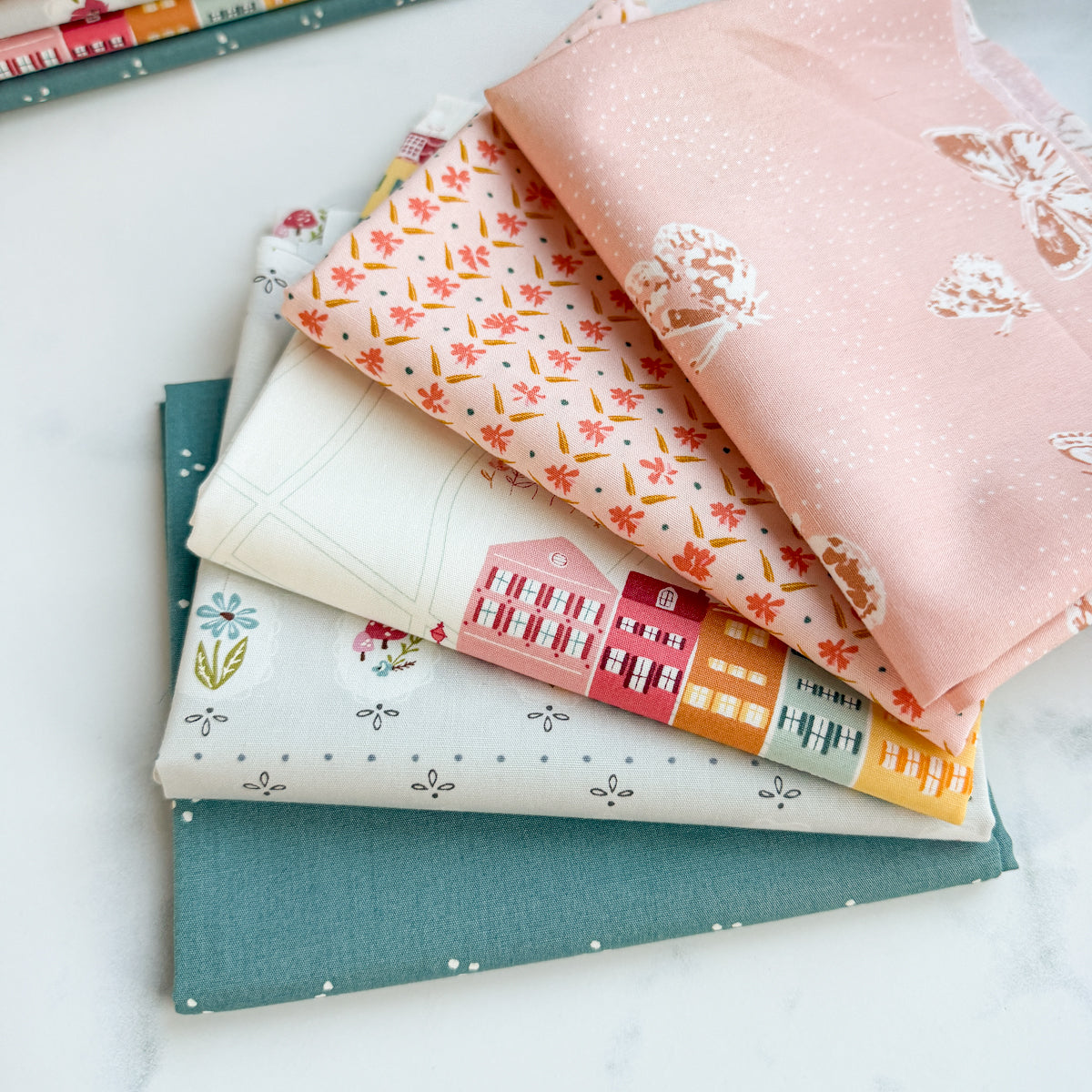 Fresh Fabric Bundle by Amy Sinibaldi  | Five FQs