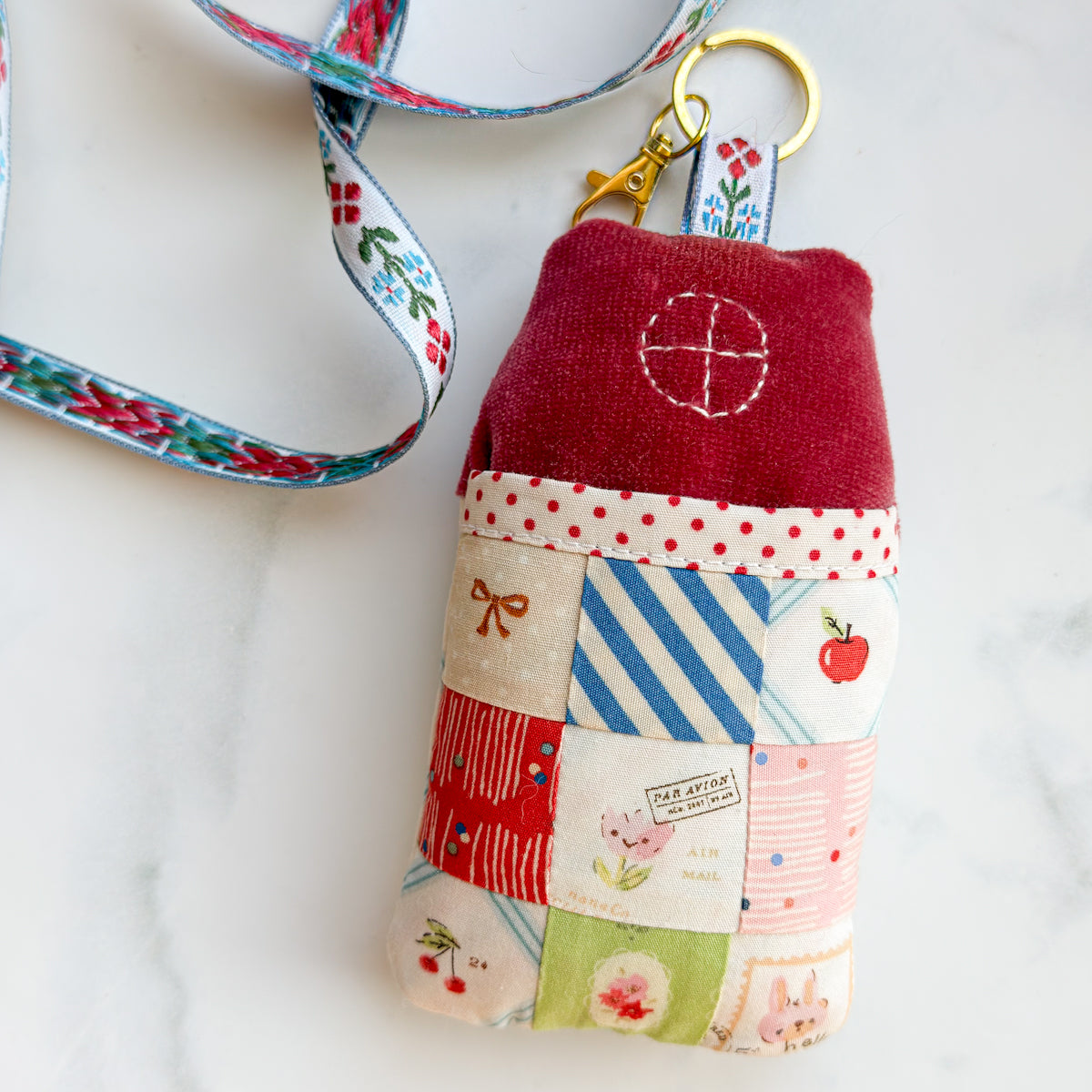 Gorgeous Classic Woven Floral Ribbon on Kraft Bobbin | One yard