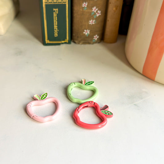 Cute Apple-shaped Carabiner clips clasp | Choose Color
