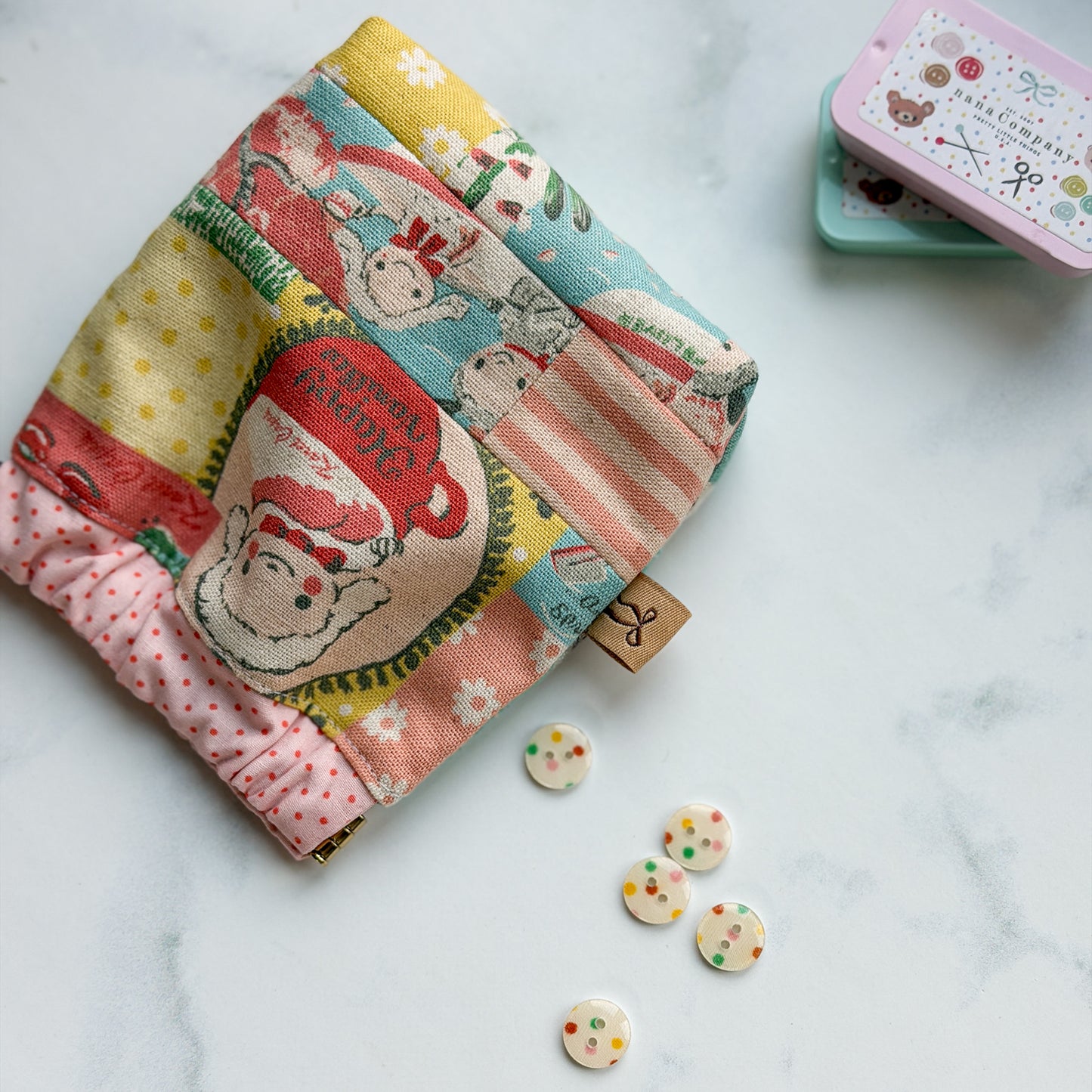 Spring Tea Karel Capek + Merry BonBon Flex Frame Pouch