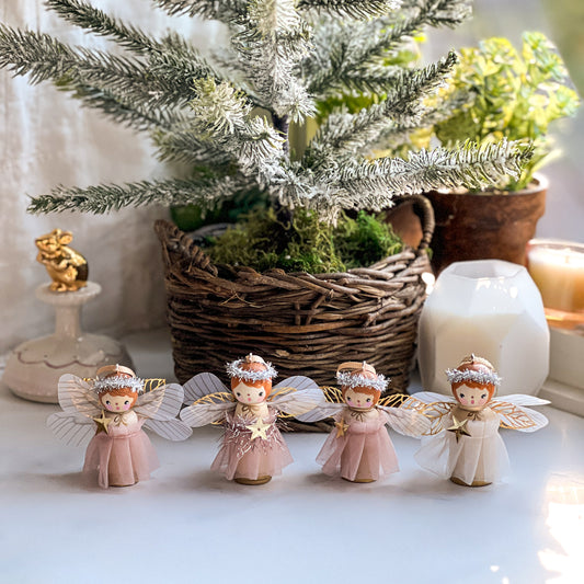Hand Painted Holiday Fairy Angels | Large size | Choose Angel No.1-4