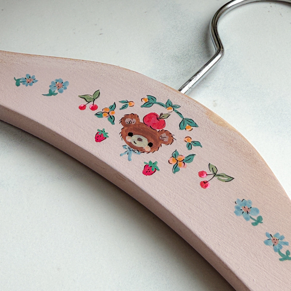 Cute Hand-painted Wood Baby Child Hanger | Choose Style