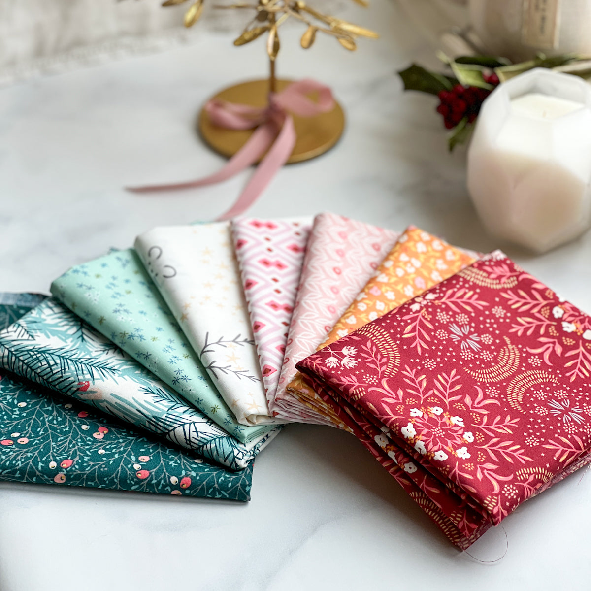 Holiday Fabric Bundle by Amy Sinibaldi  | Eight FQ