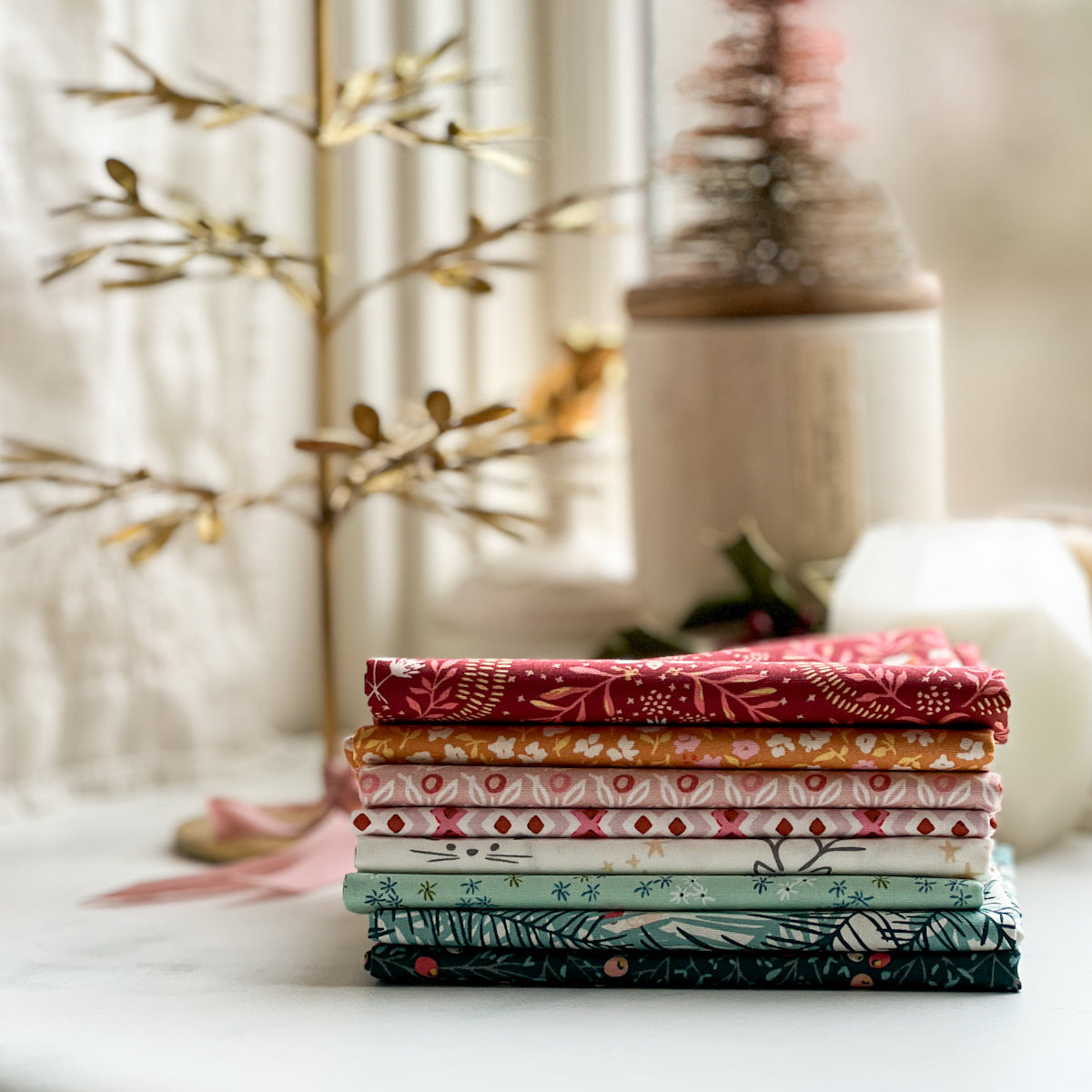 Holiday Fabric Bundle by Amy Sinibaldi  | Eight FQ