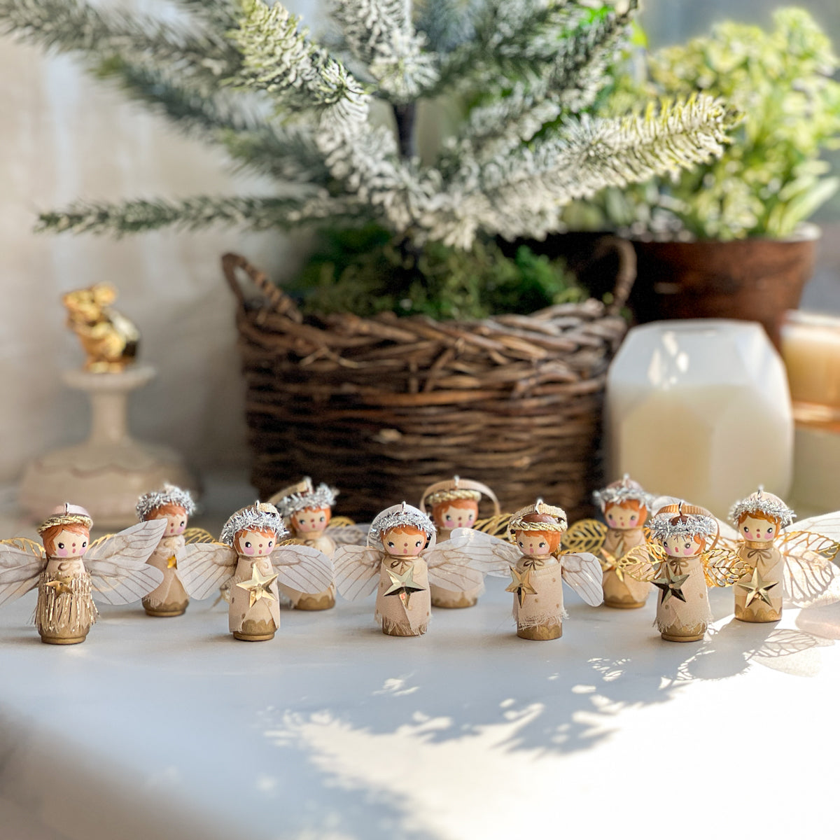 Hand Painted Holiday Fairy Angels | Baby angels | Choose Angel No.17-26