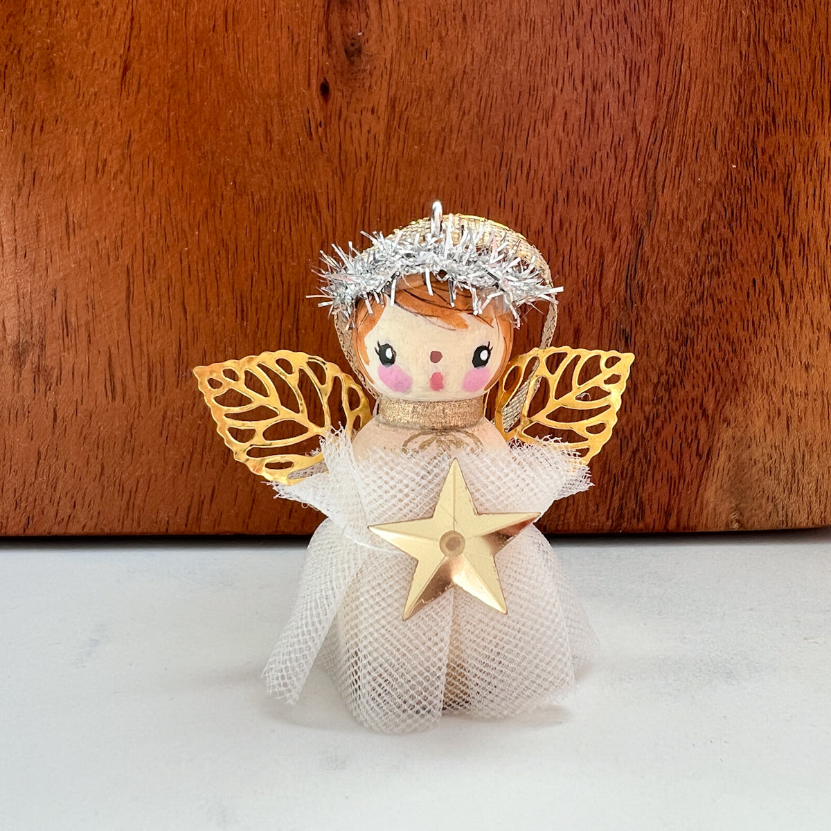 Hand Painted Holiday Fairy Angels | Small Angels in White dresses | Choose Angel No.27-31
