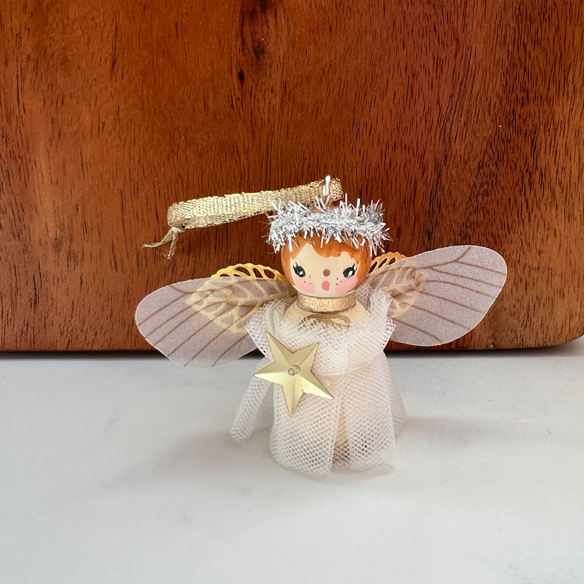 Hand Painted Holiday Fairy Angels | Small Angels in White dresses | Choose Angel No.27-31