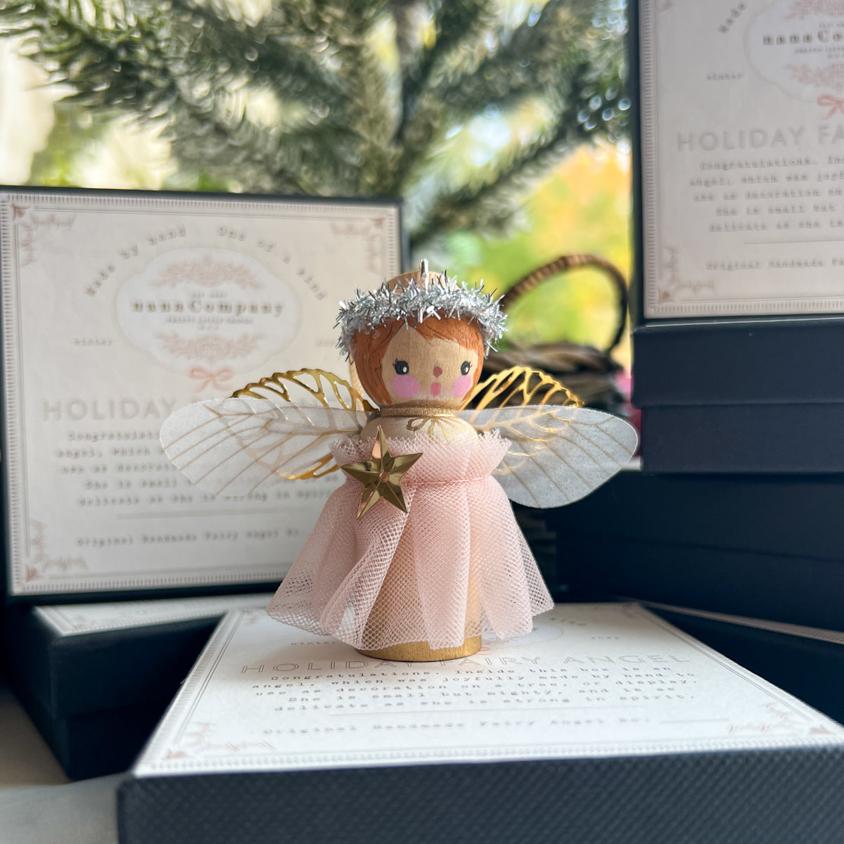Hand Painted Holiday Fairy Angels | Large size | Choose Angel No.1-4