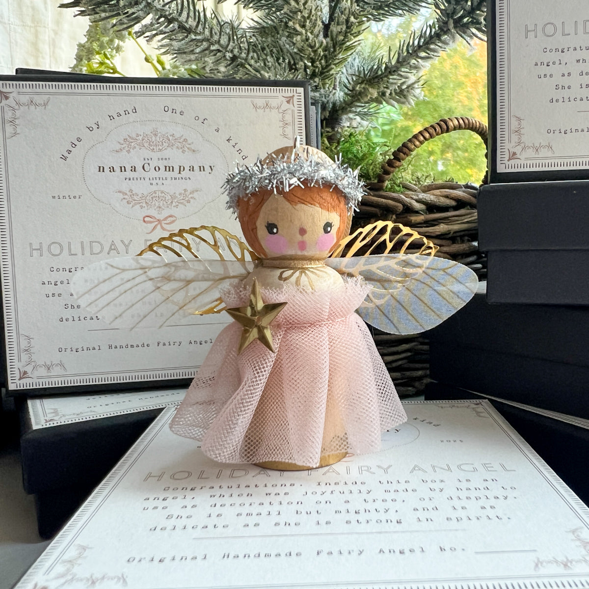 Hand Painted Holiday Fairy Angels | Large size | Choose Angel No.1-4