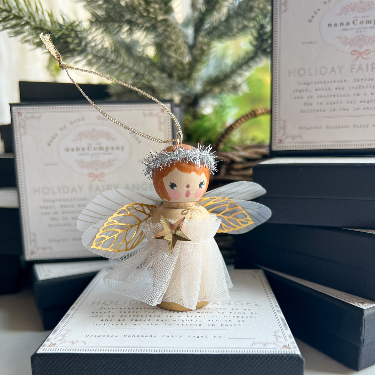 Hand Painted Holiday Fairy Angels | Large size | Choose Angel No.1-4