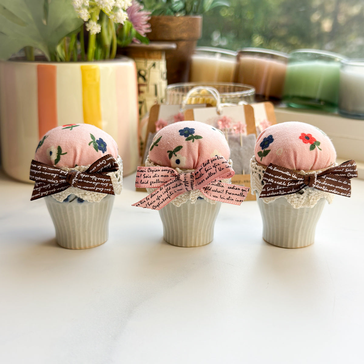 Ice Cream Cup Pin Cushion