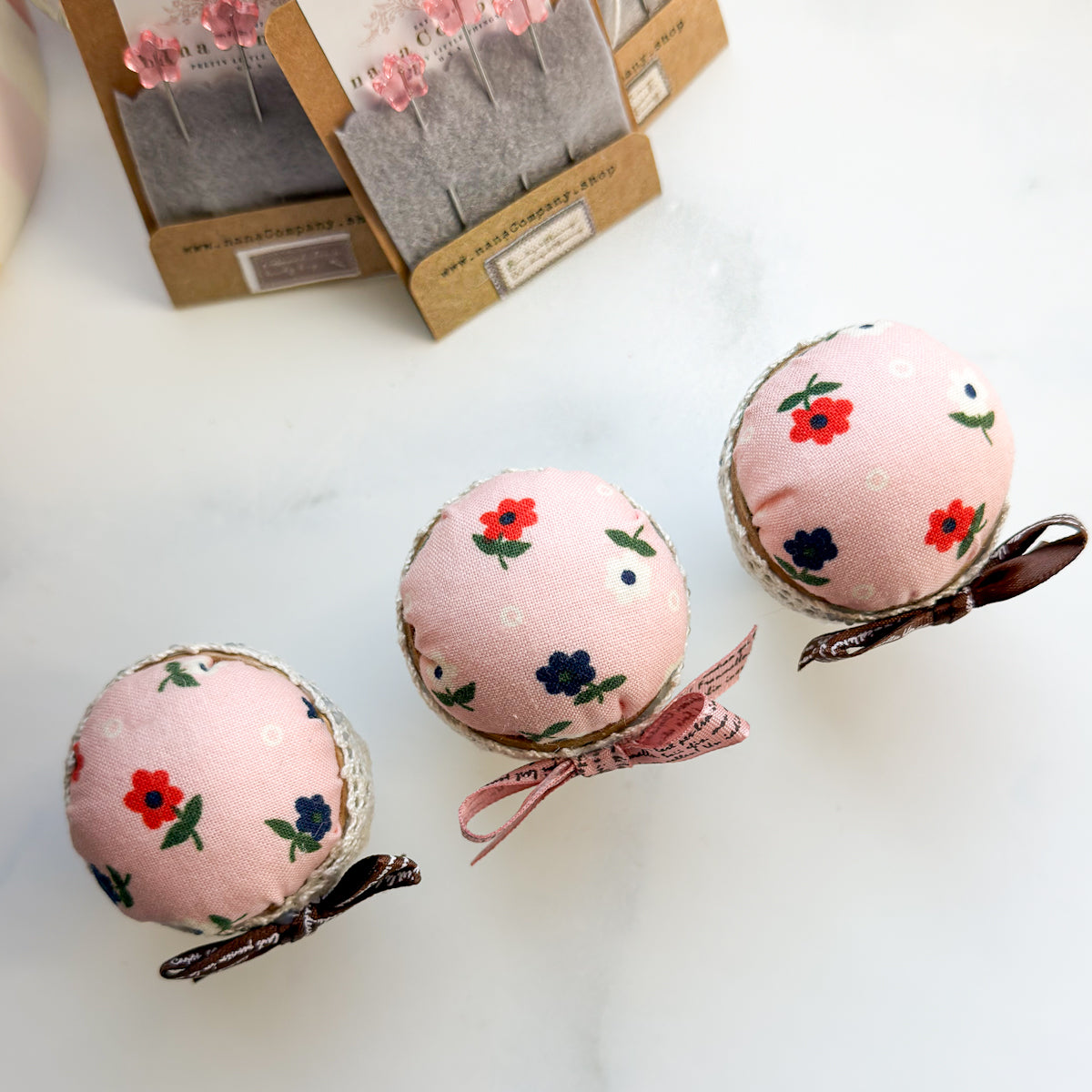 Ice Cream Cup Pin Cushion