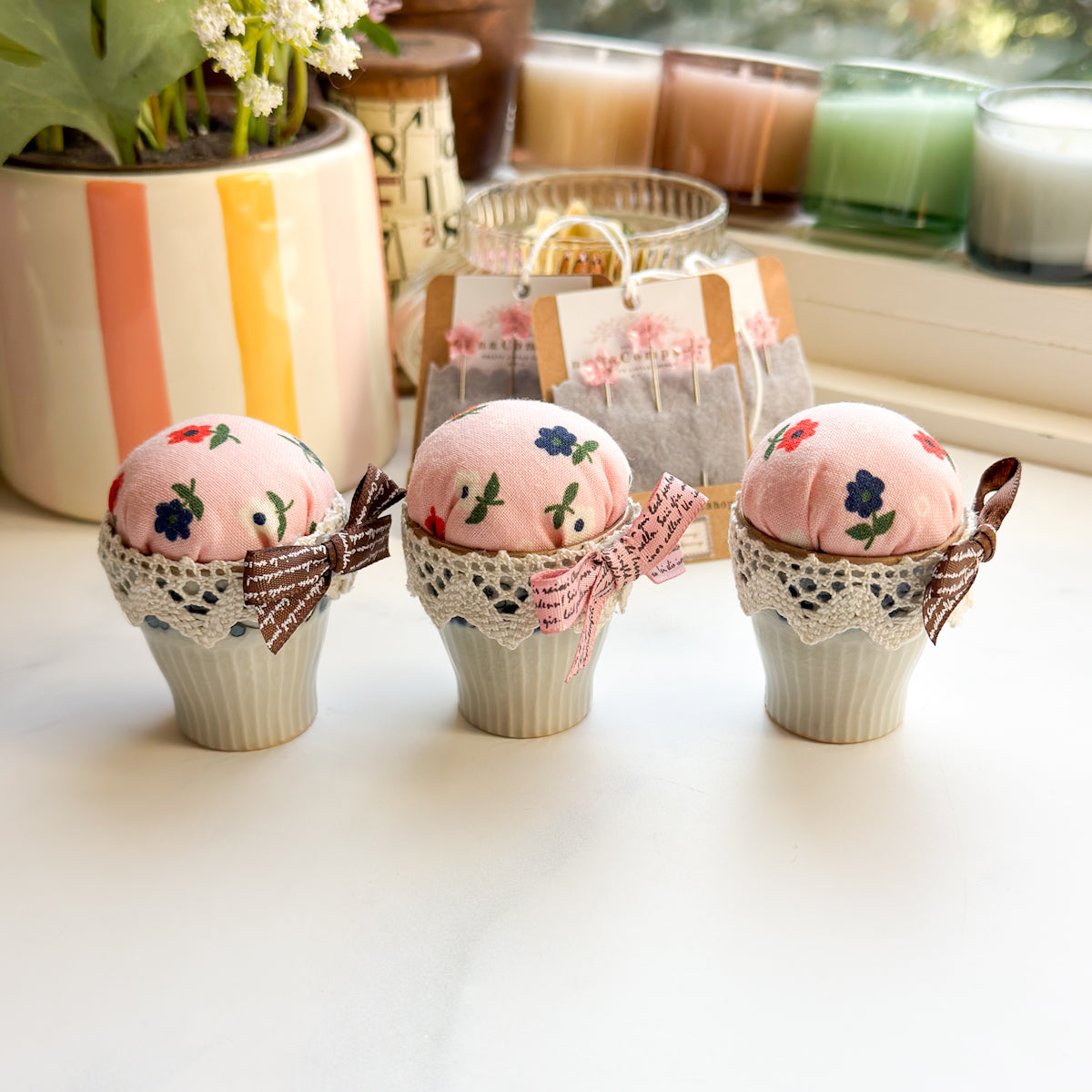 Ice Cream Cup Pin Cushion