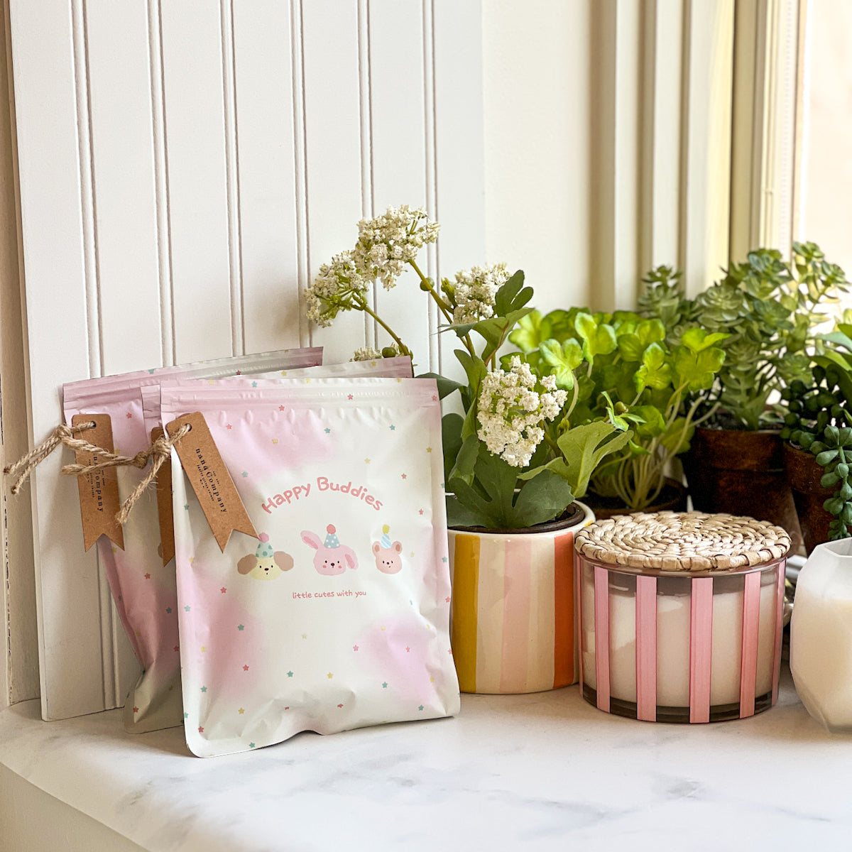 Pretty Fabric Strips Pouch— all Japanese and rare | No.1