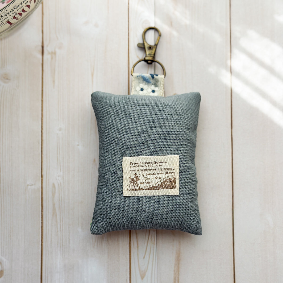 Vintage Cherry Cotton Lavender Sachet with Clip | Large | Choose Style