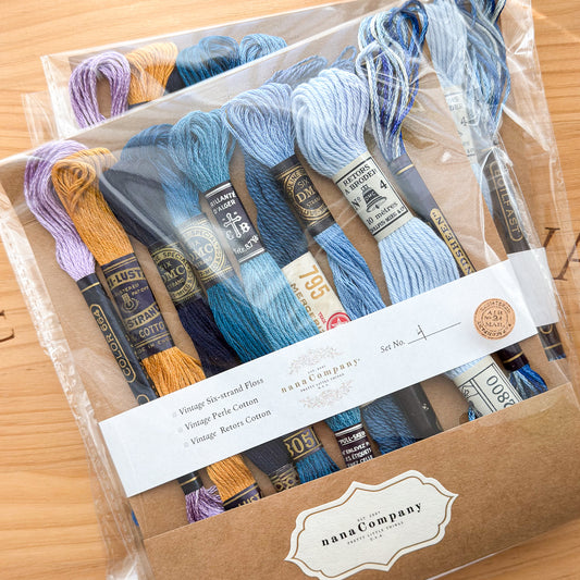 Vintage Embroidery Floss Beautiful Vintage Labels at nanaCompany | Choose Set
