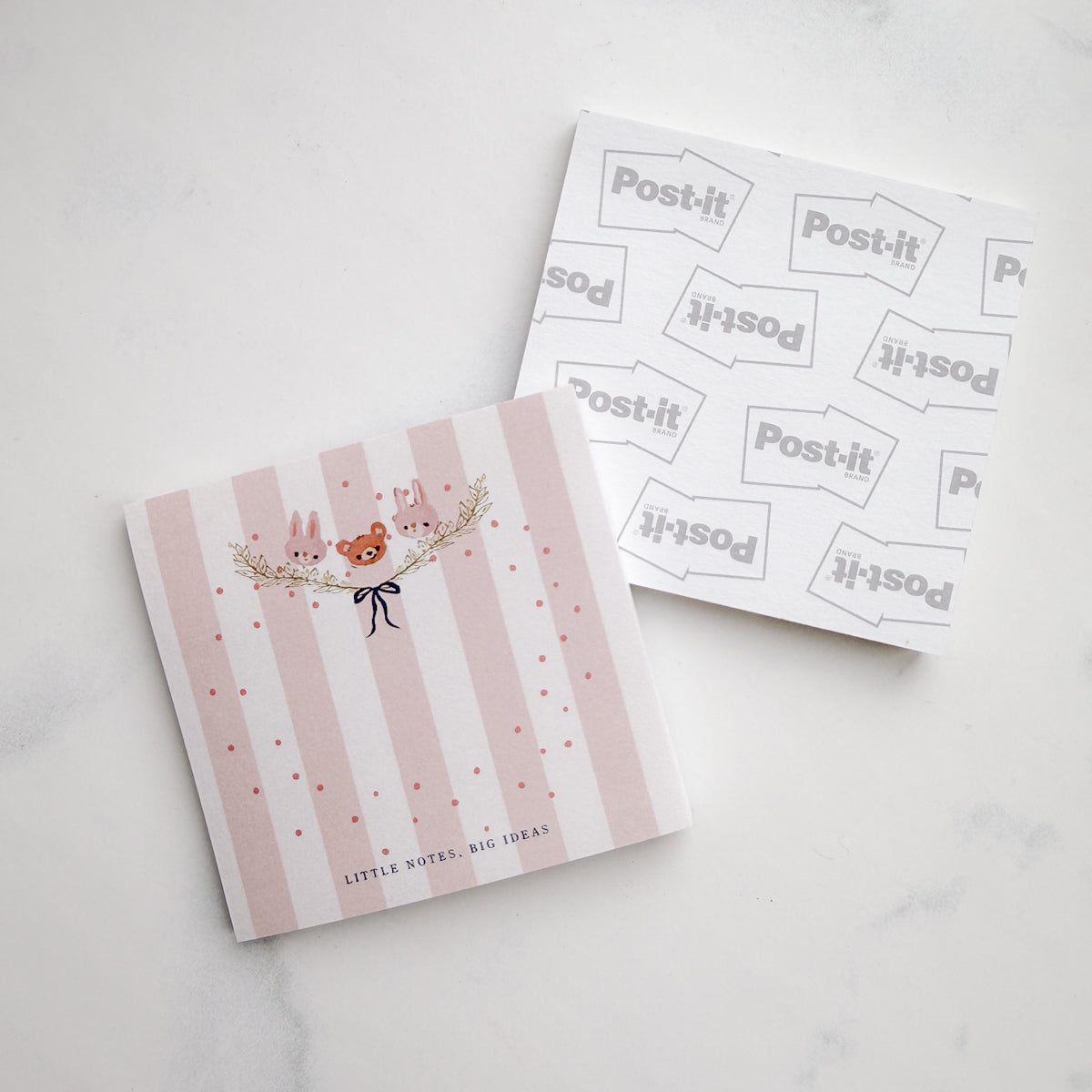 Little Notes, Big Ideas | Fifty sheet Cute Striped Post-it Note pad