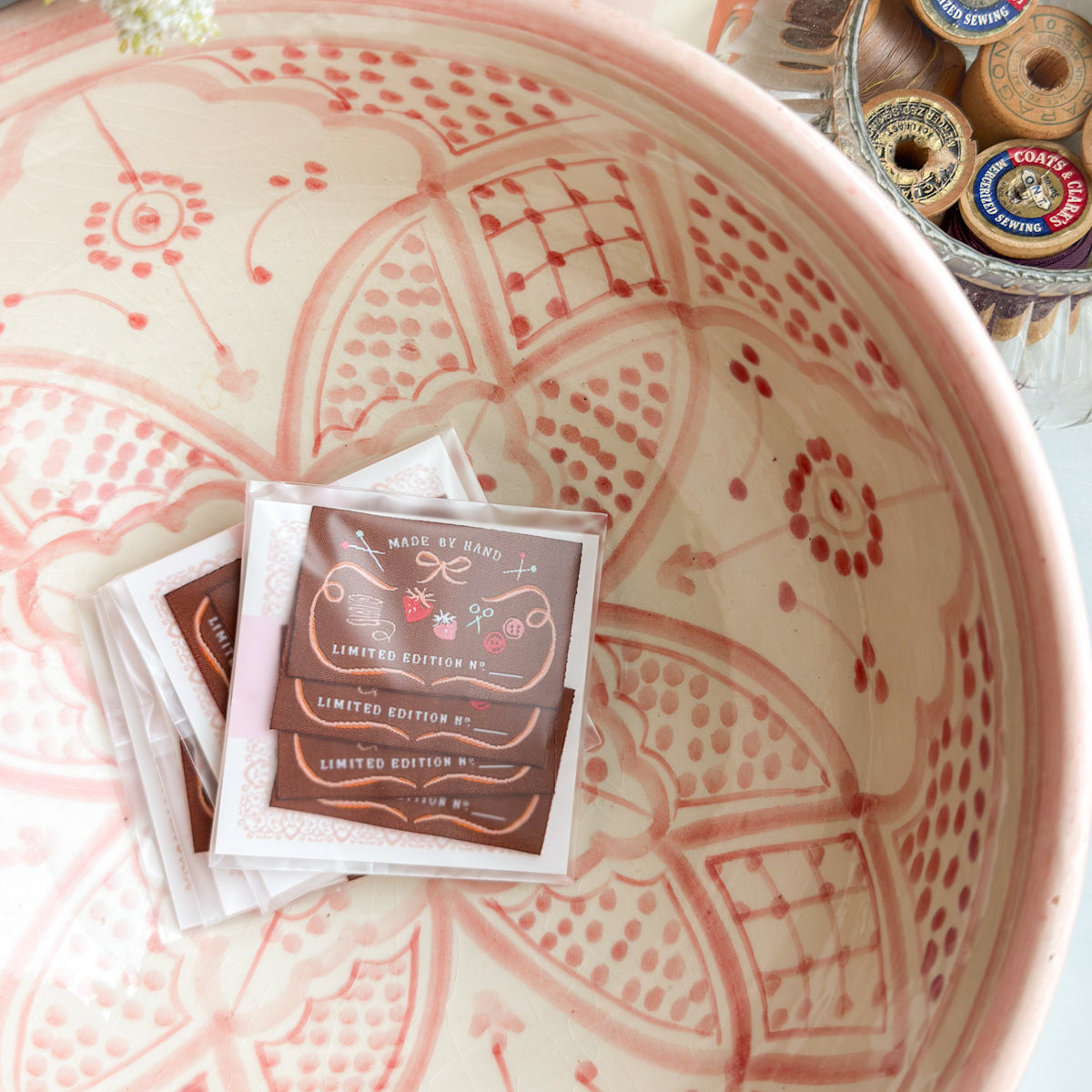MADE BY HAND Limited Edition No.-Woven Labels by nanaCompany | Four Labels