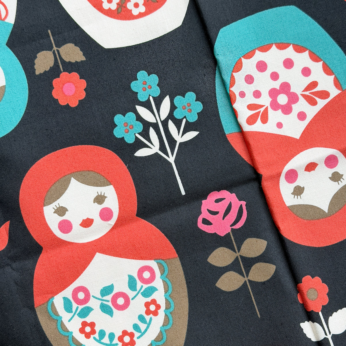 Matryoshka fabric by Trefle for Kokka | Choose Color