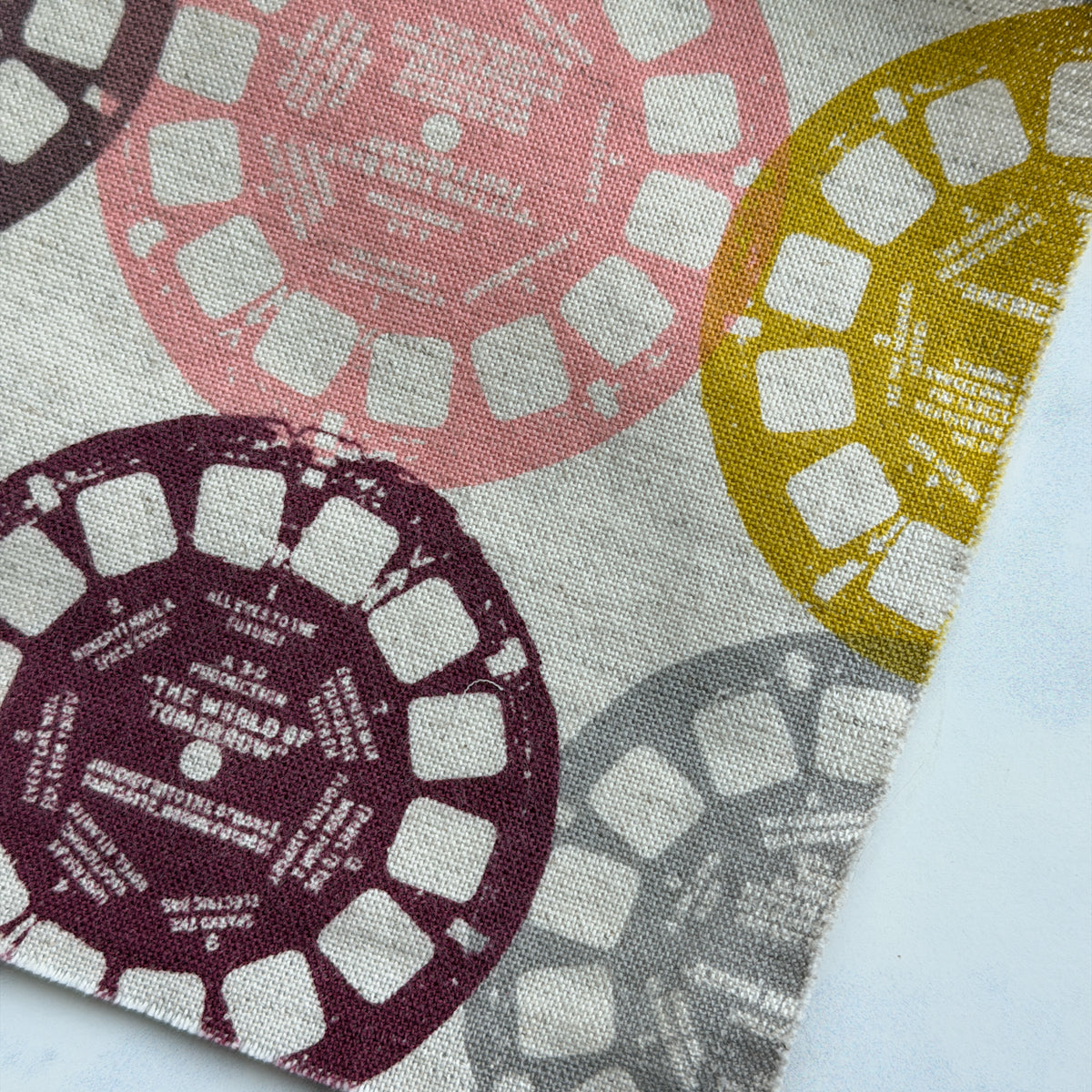 Original Cotton+Steel Playful Viewfinder Linen Fabric | Remnant