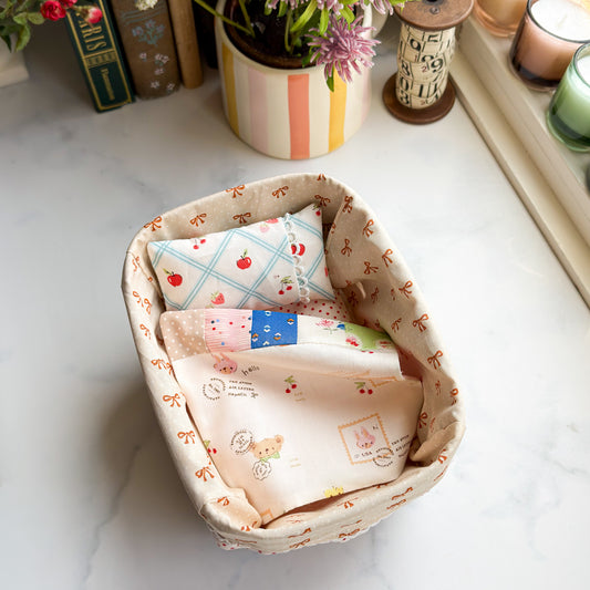 Vintage Rocker Basket + Bedding Set by nanaCompany