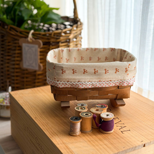 Vintage Rocker Basket + Bedding Set by nanaCompany