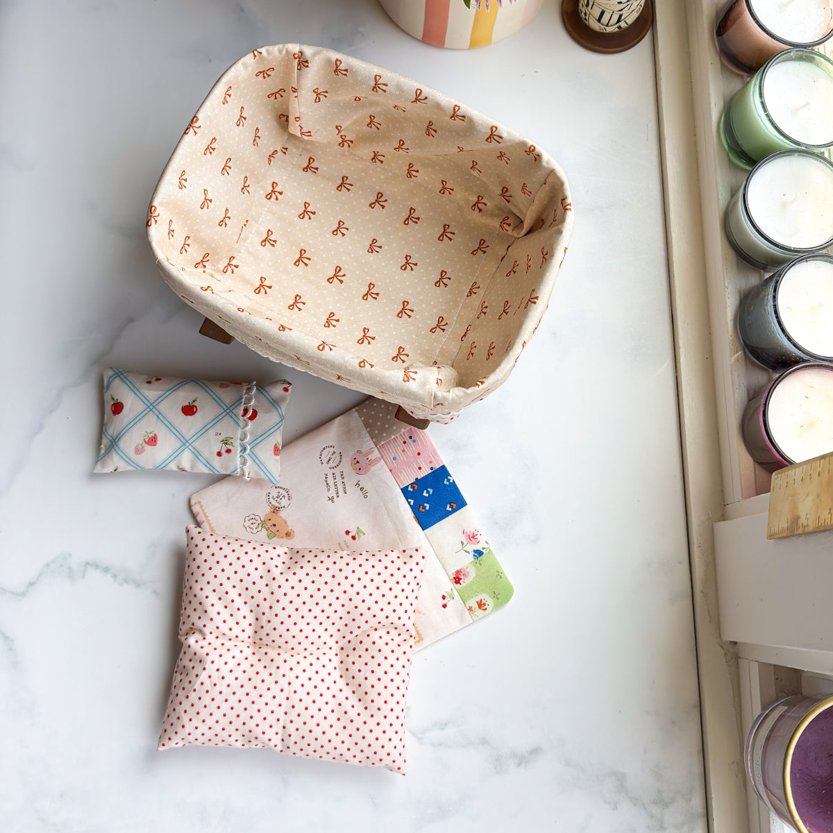 Vintage Rocker Basket + Bedding Set by nanaCompany