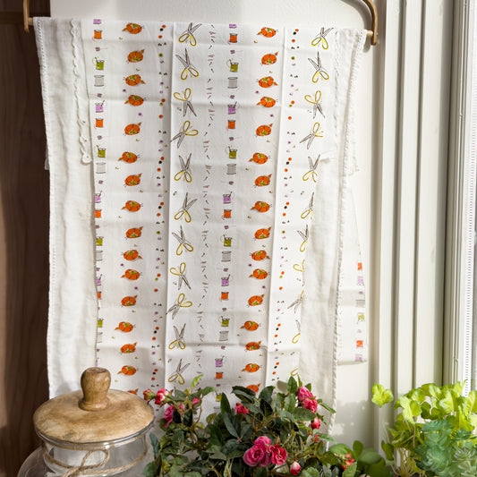 Heather Ross for Munki Munki Poplin Cotton Sewing | Remnant