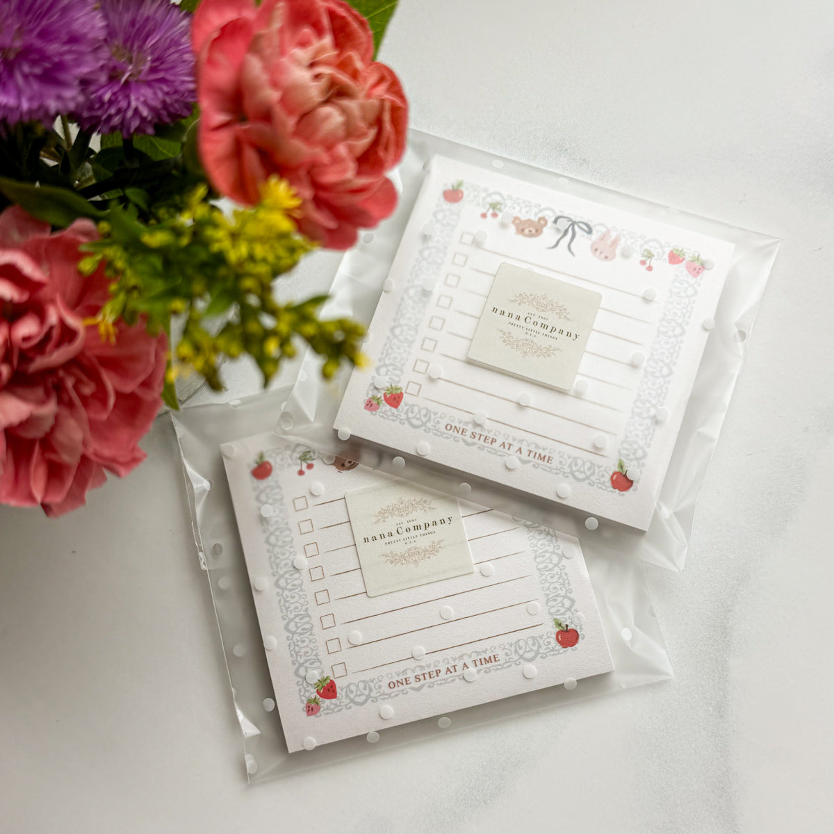 One Step at a Time | Fifty sheet Cute Check List Post-it Note pad
