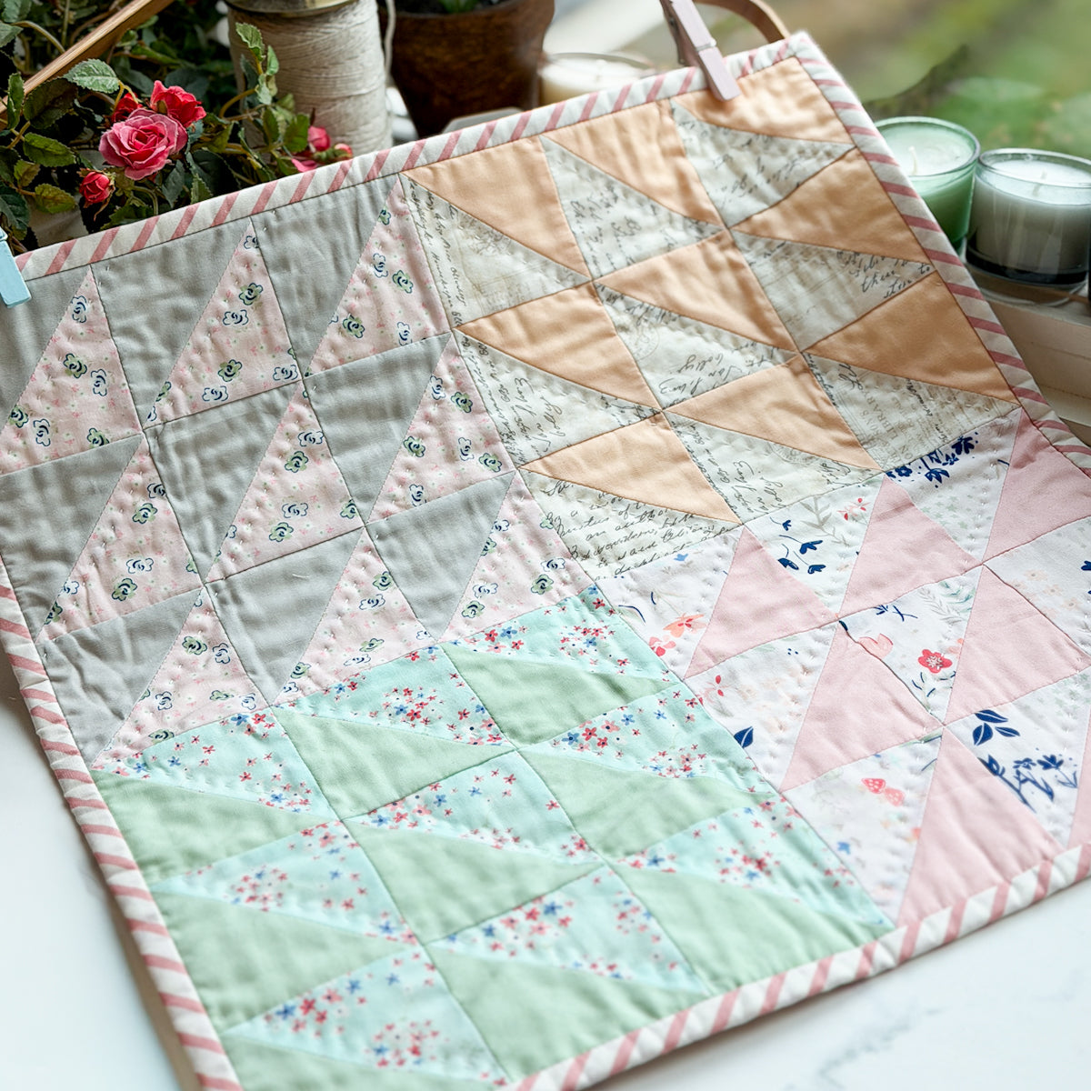 Doll Quilt in Paperie by Amy Sinibaldi