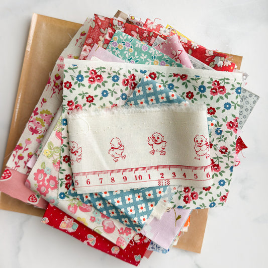 Patchwork and Sewing Scrap Pack | Assorted Favorite Fabrics