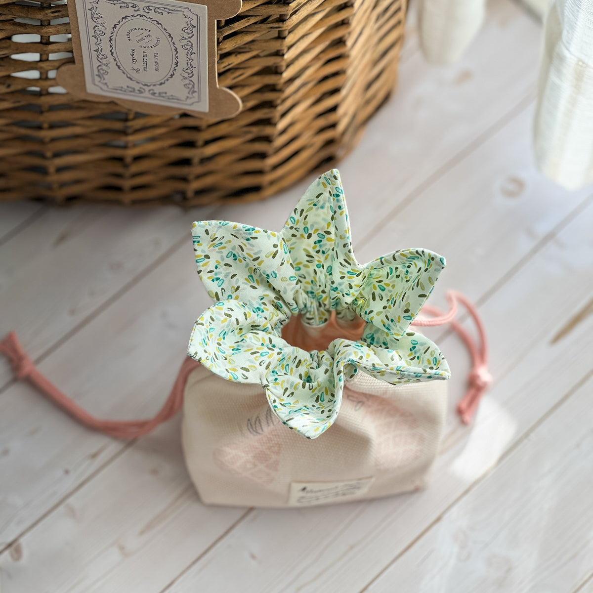 Cute Pineapple Canvas Drawstring Bag