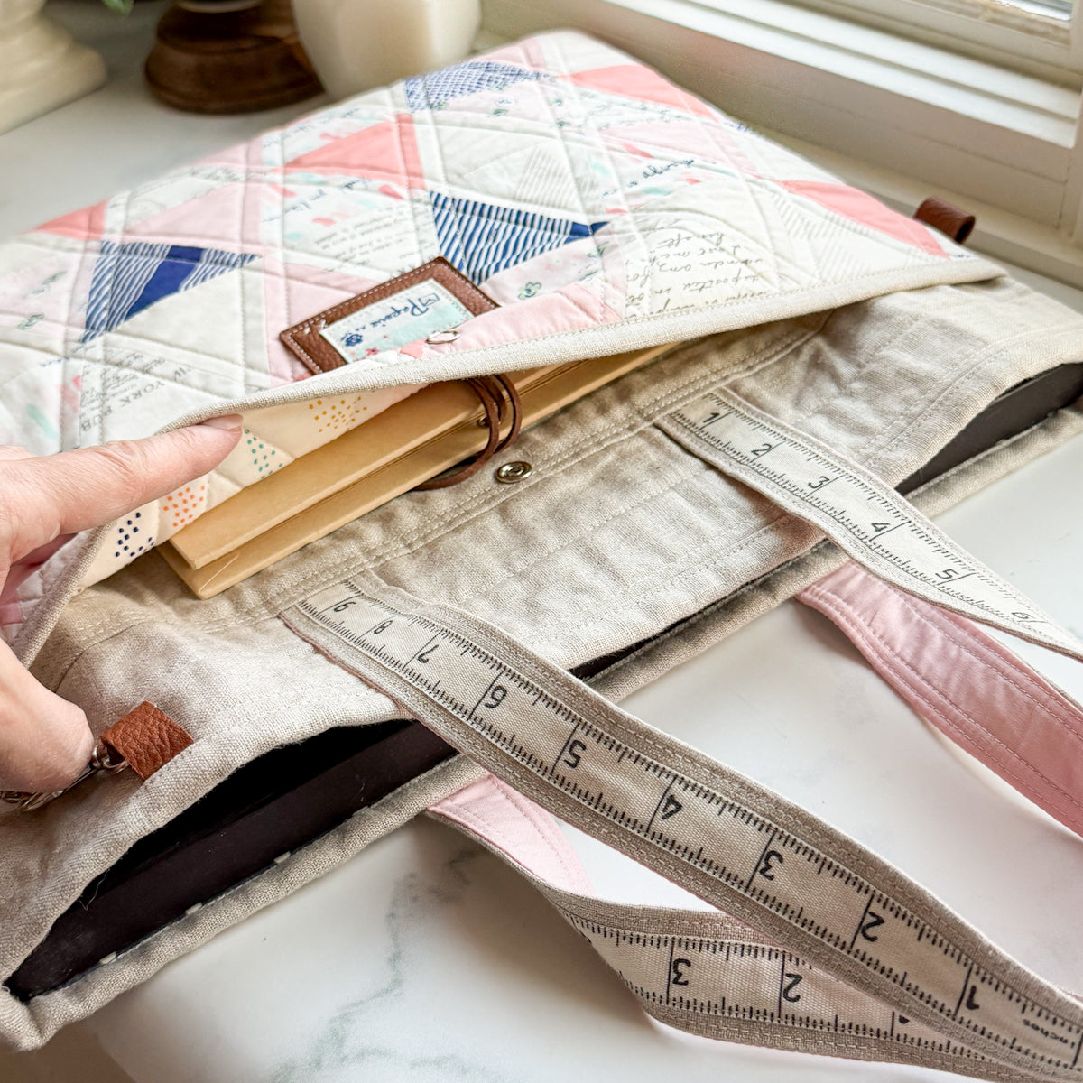 Portfolio Tote Bag featuring Paperie Fabrics by Amy Sinibaldi