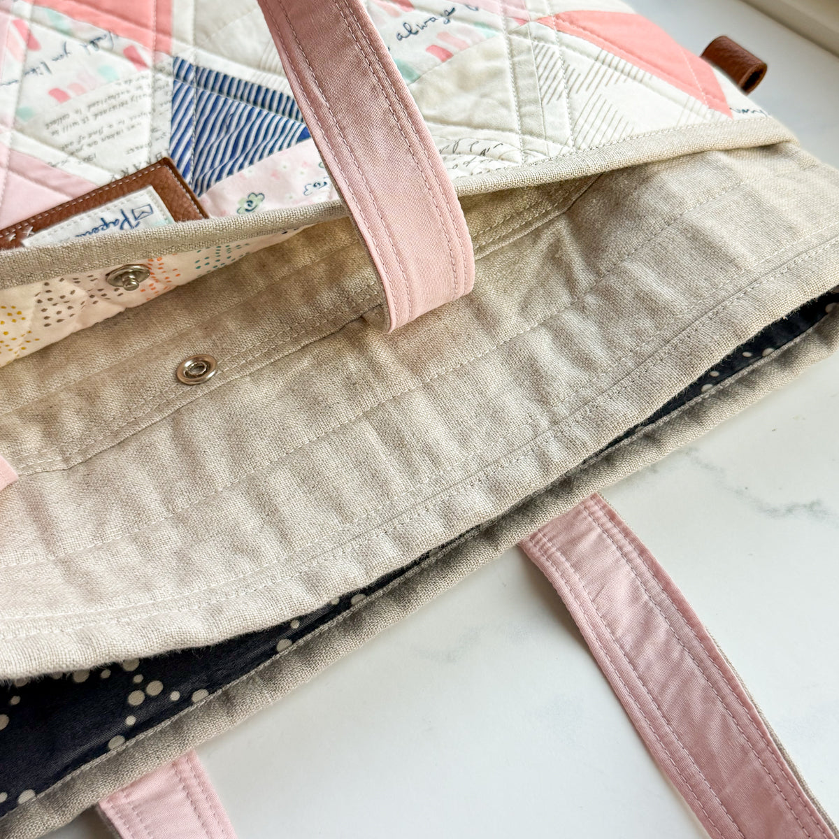 Portfolio Tote Bag featuring Paperie Fabrics by Amy Sinibaldi