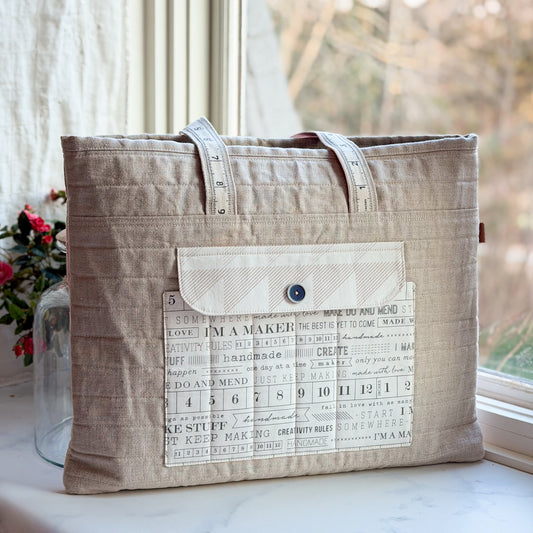 Portfolio Tote Bag featuring Paperie Fabrics by Amy Sinibaldi