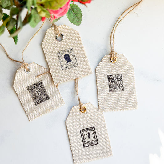Postage Tags Decorative Embellishment | Set No.3