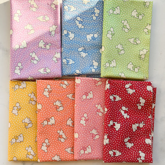 Rainbow of Repro 30’s Bunnies Bundle