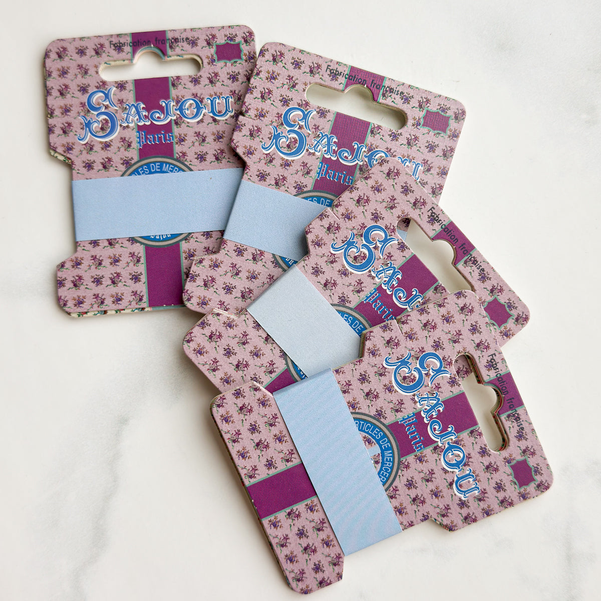 Sajou Ribbon Bobbin Cards | Floral Set of Six