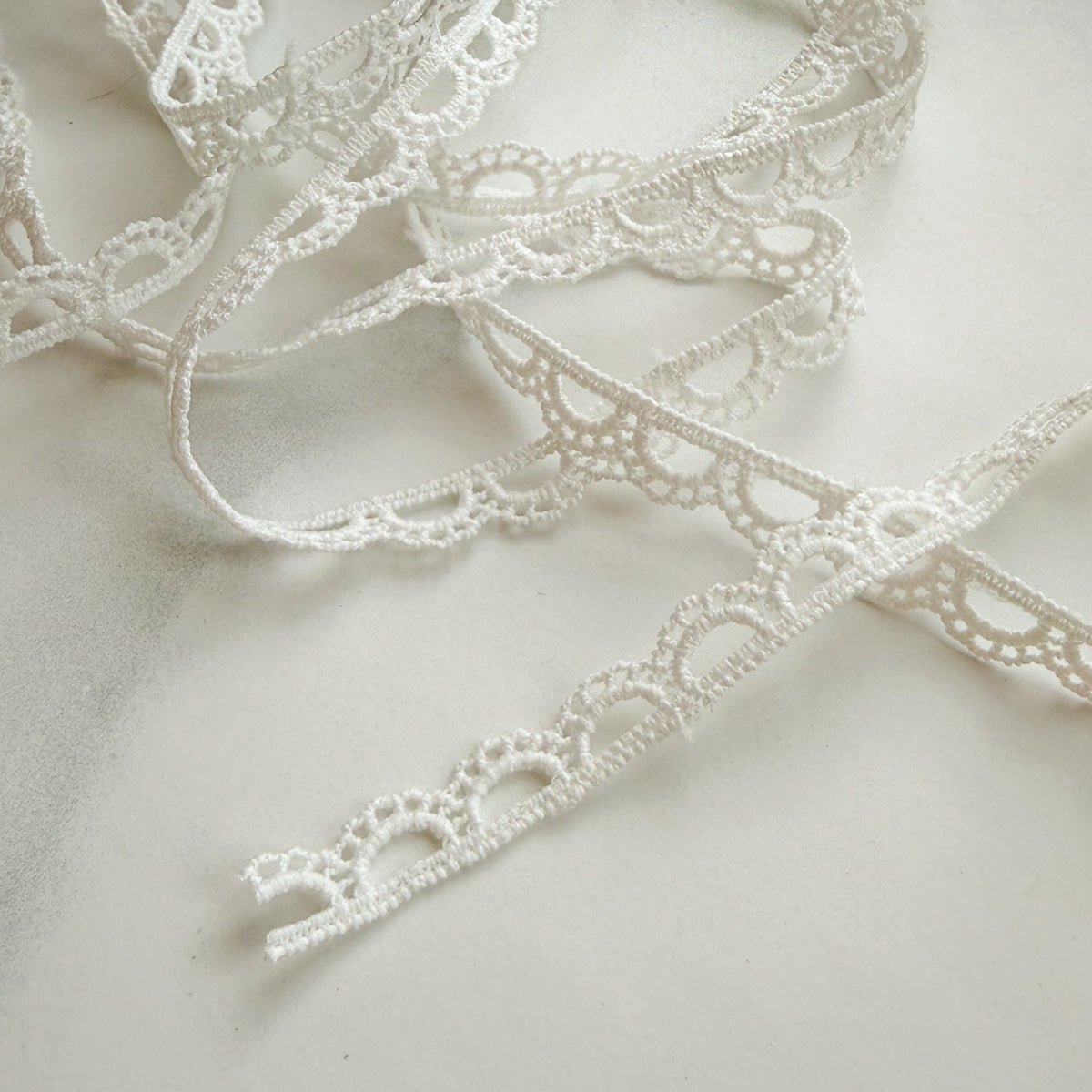 White Crochet Trim | Two yards
