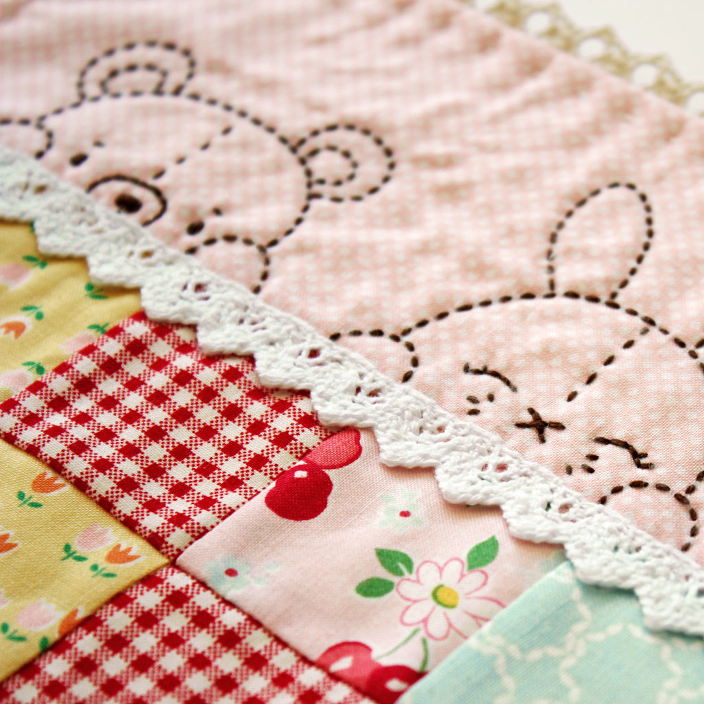 The Original Sleepy Time Animal Pals | Doll quilt