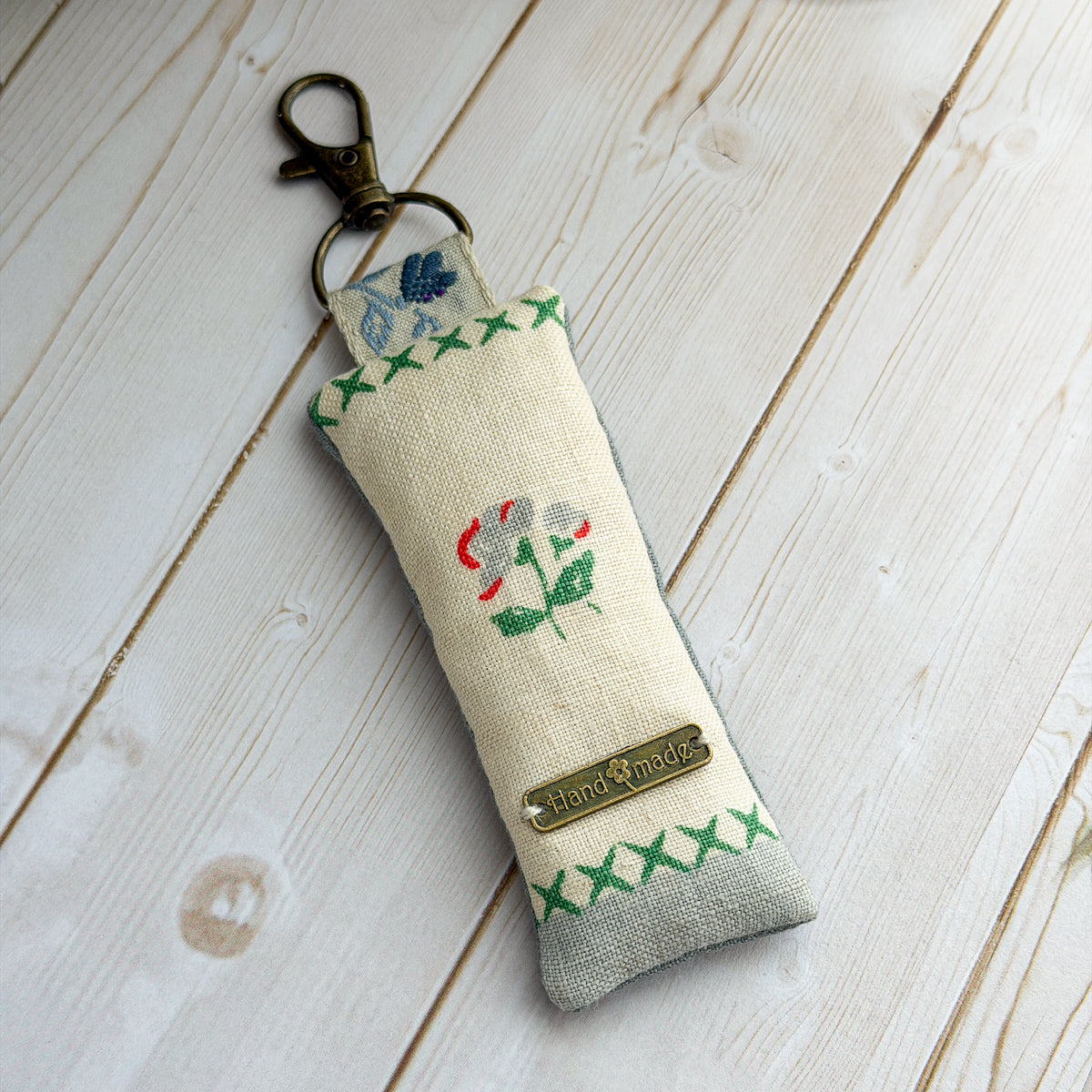 Vintage Cherry Cotton Lavender Sachet with Clip | Small | Choose Style