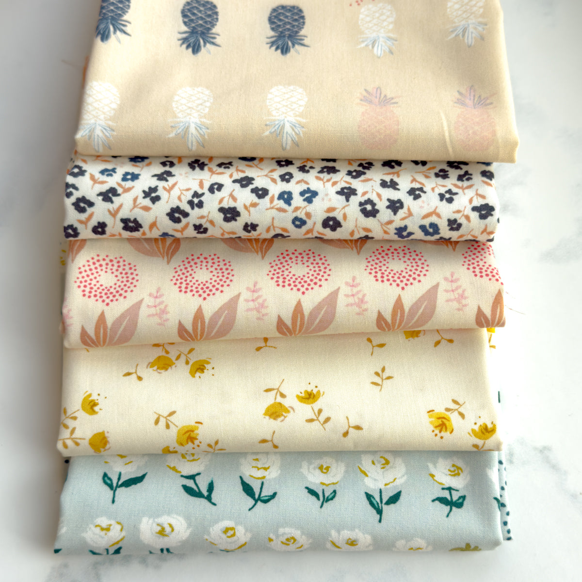Subtle Spring Fabric Bundle by Amy Sinibaldi  | Five FQs