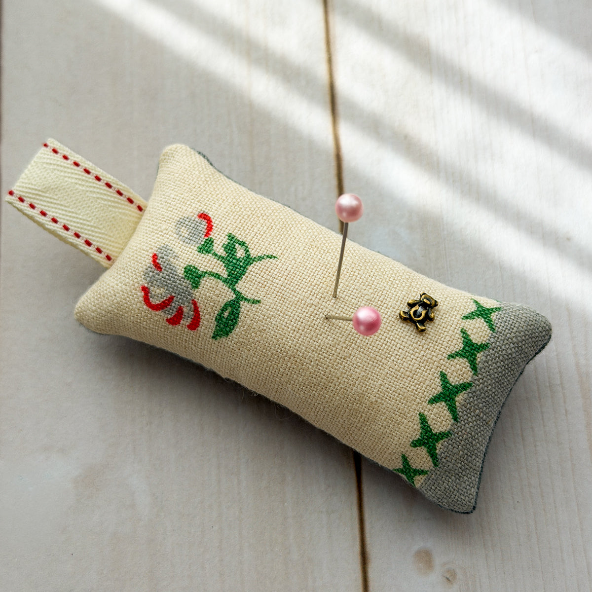 Vintage Floral Cotton Small Pincushion | Choose Style