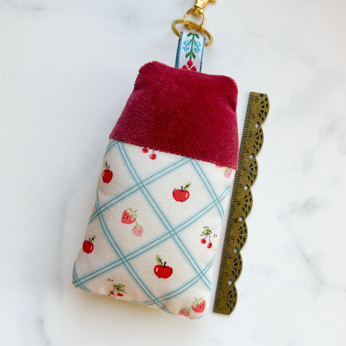 Townhouse Pocket Pincushion in Velvet + Minimo Fabrics by Amy Sinibaldi for nanaCompany