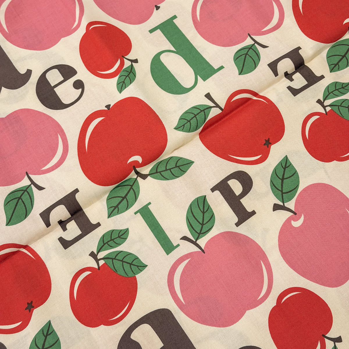 Alphabet Apples by Trefle for Kokka | Half Yard