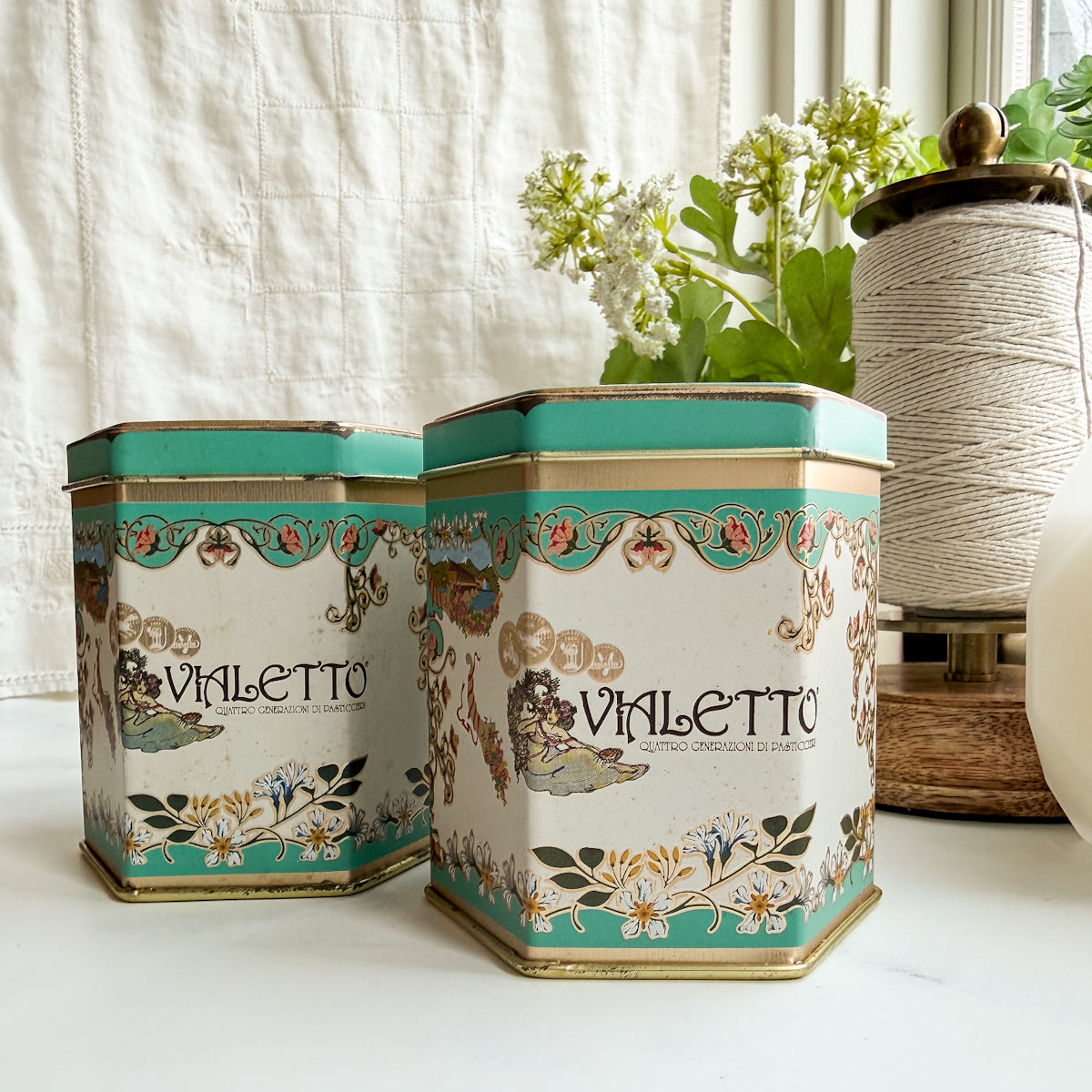 Vialetto Tin in Beautiful Condition and Design